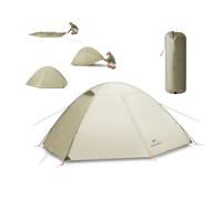 Naturehike Giling LITE Ultralight Camping Tent 1/2/3 Person Waterproof, Ultralight 1.59/1.86/2.22kg, 30D Polyester, PU3000mm Waterproof, 3-season, Fast Setup for Backpacking, Hiking,Outdoor Cycling