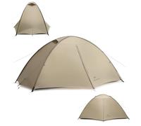 Naturehike Giling Pro Tent 1-Person 4-Season Tents Easy Setup Dome Tent, Ultralight & Waterproof for Backpacking, Hiking & Outdoor (Brown/1 Person)
