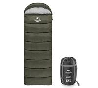 Naturehike Hooded Sleeping Bag 3 Season Warm & Cool Weather - Summer Spring Fall, Ultralight Lightweight Envelope Compact Outdoor Camping Cotton Sleeping Bag with compression bag