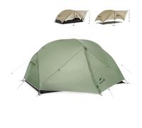 Naturehike Mongar UL Tent [2025 Upgrade] 1/2 Person Ultralight 3.3lb Tents, 4 Usage Modes, Waterproof Camping Hiking Tents with Porch, Easy Setup