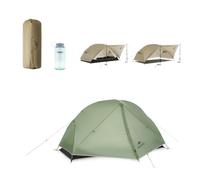 Naturehike Mongar UL Tent [2025 Upgrade] 1.5kg/3.3lb Ultralight Tents,1/2 Person Backpacking Tent,4 modes of use, Waterproof,Hiking tents for Camping with Front Porch,Easy Set up