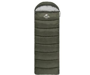 NatureHike Nature Hike - U Series Envelope Sleeping Bag With Hood - Armygreen U150