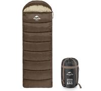 NatureHike Nature Hike - U Series Envelope Sleeping Bag With Hood - Brown U150