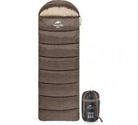 NatureHike Nature Hike - U Series Envelope Sleeping Bag With Hood - Brown U350S