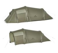 Naturehike Opalus Tunnel Car Backpacking Tent Spacious Lightweight 2-6 Perosn Family Tent with Awning