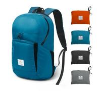 Naturehike Packable Backpack - Ultra Lightweight Foldable Daypack, PU2000mm Waterproof 30D Nylon Compact Hiking Rucksack for Travel Camping Outdoor（Blue 30L