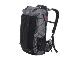 Naturehike Rock 60+5L Internal Frame Hiking Backpack for Outdoor Camping Traveling Backpacking Backpack (Black 60+5L)