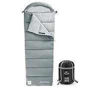 Naturehike Sleeping Bag Adults Rectangular Sleeping Bag 3 Season Sleeping Bag Lightweight Waterproof Indoor and Outdoor Use for Kids Teens or Adults for Hiking Backpacking and Camping Rock Gray M300