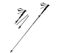 Naturehike Trekking Poles 3K Carbon Fiber&7075 Aluminum Grip Ultralight 5 Section Adjustable Collapsible Telescopic Folding for Men Women Walking,Hiking,Sticks,Mountaining(Dark Sky Grey/120cm)