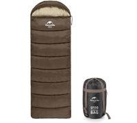 NatureHike Nature Hike - U Series Envelope Sleeping Bag With Hood - Brown U350S
