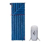 Naturehike Ultra Lightweight Envelope Sleeping Bag for 3-4 Seasons, Waterproof, for Camping, Hiking, Mountaineering, 400g of goose down (Blue)