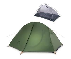 Naturehike Ultralight Tent, 1 Person Dome Tent, Waterproof for Backpacking, Trekking with 3 Seasons, Easy Setup for Hiking, Portable, Anti UV Double Layer Camping Tent