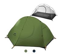 Naturehike Ultralight Tent for 1 Person, Dome Tent, Waterproof for Backpacking, Trekking with 3 Seasons, Easy Setup for Hiking, Portable, Anti UV Double Layer Camping Tent