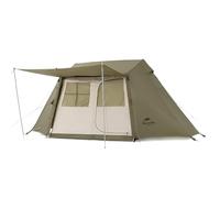 Naturehike Village 5.0㎡ Family Pop Up Tent for 2-6 People - Large Tunnel Camping Tent With 2000 mm Hydrostatic Head (Green)