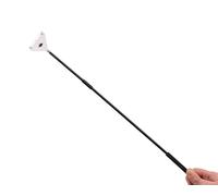 NatureHolic Scaping Scraper Black, 64 cm Aquarium Windscreen Cleaner, Adjustable Length 46-64 cm, Removes Algae and Limescale Residue, Ergonomic Handle & Sharp Blade