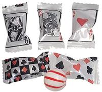 Naturejam Casino Game Cards Peppermint Balls 100 Count-Great for Game Gambling Nights-Individually Wrapped