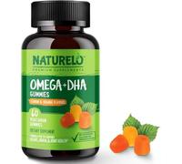 NATURELO Vegan Omega-3 DHA Gummies | 60 Gummies | 1 Month