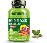 NATURELO Whole Food Multivitamin for Teens - Natural Vitamin, Mineral & Plant Extracts for Teenage Boys & Girls - Daily Nutrients for Active Children - 180 Vegan Capsules | 3 Month Supply