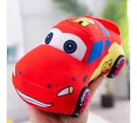 NatureMan 25cm Car Plush Toy, Red Stuffed Racing Car Plush Toy,Car Shaped Plush Pillow, Great Gift for Kids Birthday Party