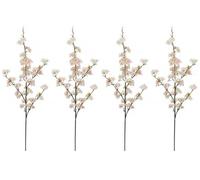 NatureMan 4 pcs Artificial Cherry Blossom Flower Branches, 43in height Fake Silk Cherry Blossom Tree Stems Faux Cherry Flowers for Home Wedding Table Centerpieces Vase DIY Decor (Light pink)