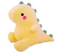 NatureMan Cute dinosaur plush toys, kawaii plush animal dolls, soft dinosaur plush toys, children’s room decoration, children’s (yellow)