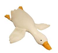 NatureMan Goose Stuffed Animal 33.4 inch Very Huge Goose Plush Toy, Cute White Goose Throw Plush Pillow Super Soft Sleeping Pillow for Every Age