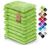 NatureMark 10 Bath Gloves, Apple Green, Pack of 10-15 x 21 cm