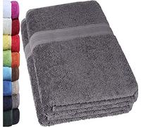 NatureMark NM-HT0801 terry cloth sauna towel 80 x 200 cm 100% cotton pack of 2 anthracite/grey