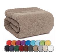 NatureMark Sauna Towel/Bath Towel - Premium Quality 80 x 200 cm - Sauna Towel 100% Cotton - Colour: Sand/Beige