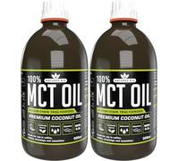 Natures Aid 100% MCT Oil - Premium Coconut Oil 500ml (Pack of 2)
