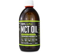 Natures Aid 100% MCT Oil 500ml - Premium Coconut MCT - Energy Boost - Keto Friendly - Add to Coffee Shakes Smoothies - Vegan, Non-GMO, Gluten-Free - Rapid Absorption Sustainably Sourced