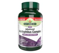 Natures Aid Acidophilus Complex 50mg, 180 Capsules (50% Extra Free)