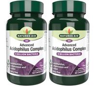 Natures Aid Acidophilus Complex 5 Billion CFU - High Strength Probiotic Supplement 5 Billion Live Bacteria - Supports Digestive Health & Gut Flora - Vegan, Gluten Free, Non-GMO - 60 Capsules