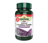 Natures Aid Acidophilus Complex 50% Extra FREE - 60+30 Vegicaps