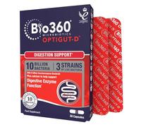 Natures Aid Probiotic OptiGUT-D – 10 Billion Live Bacteria, Vegan Gut Support, 30 Capsules