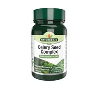 Natures Aid Celery Seed Complex Tablets - Antioxidant & Digestive Support - Joint Comfort & Cardiovascular Health - Vegan, Gluten-Free, Non-GMO - Natural Supplement - 60 Tablets