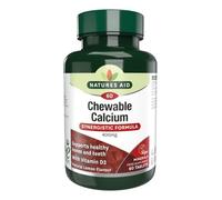 Natures Aid Chewable Calcium with Vitamin D - 60 Tablets