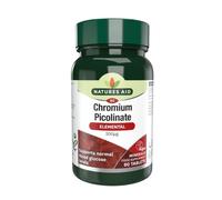 Natures Aid Supplement Chromium Picolinate 200mcg – High Strength, Vegetarian – 90 Tablets