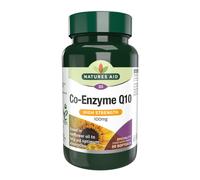 Natures Aid Co-Enzyme Q10 Co-Q-10 Tablets 100mg - Supports Heart Health Energy Production - High Potency Ubiquinone - Vegan Gluten