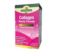 Natures Aid Collagen Beauty Formula with Vitamin C, Zinc & B-Vitamins 90 VCaps 90 Capsule