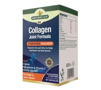 Natures Aid Collagen Joint Formula Hydrolysed Collagen with Vitamin D3 & Zinc - 60 Capsules