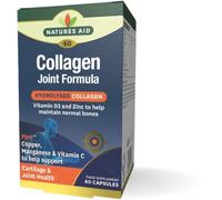 Natures Aid Collagen Joint Formula Hydrolysed Collagen with Vitamin D3 & Zinc - 60 Capsules
