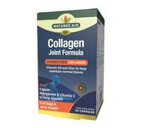 Natures Aid Collagen Joint Formula with Vitamin D3 & Zinc, plus Copper, Manganese & Vitamin C 60 VCaps in Clear Natures Aid Clear