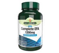 Natures Aid Complete EFA Supplement - 90 Softgel Capsules | Omega 3-6-9 Fatty Acids, Supports Heart, Brain & Joint Health, High Strength Balanced Blend, Gluten-Free, Non-GMO