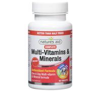 Natures Aid Complete Multi Vitamins and Minerals Tablets - Pack of 90 Tablets