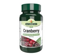 Natures Aid Tablets Cranberry 200mg - Supports Urinary & Immune Health, High Strength, Vegan, 90