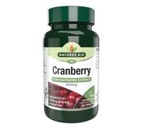 Natures Aid Tablets Cranberry 200mg - Supports Urinary & Immune Health, High Strength, Vegan, 90