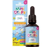 Natures Aid DHA Omega-3 Mini Drops for Infants and Children, Sugar Free, 50 ml