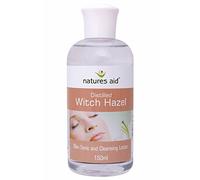 Natures Aid Distilled Witch Hazel 150ml - Natural Skin Care - Gentle Astringent Hydrates & Cleanses, Soothes Irritation - Promotes Healthy Skin Tone - Vegan, Gluten Free, Non-GMO - Anti-inflammatory