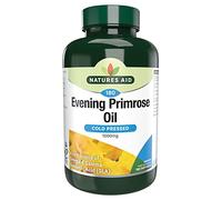 Natures Aid Evening Primrose Oil 1000mg - 180 Softgel Capsules | Cold Pressed Omega-6 GLA, Supports Hormonal Balance & Skin Health, High Strength, Non-GMO, Gluten-Free